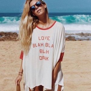 Wild Fox large oversized boyfriend tee